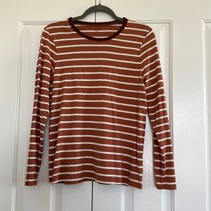 Madewell striped long sleeve shirt